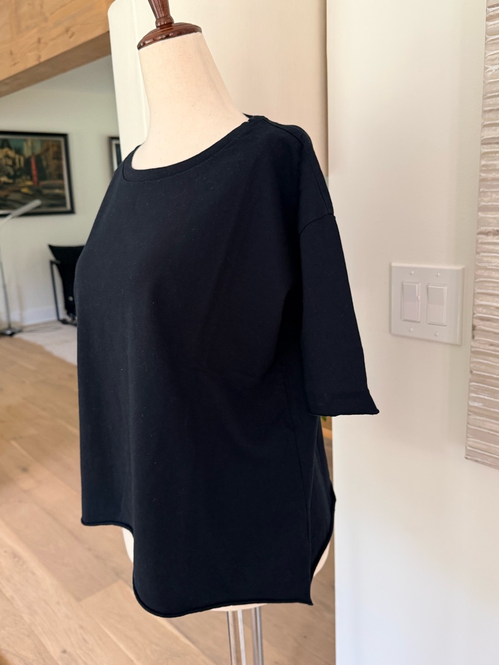 Frank & Eileen Josephine tee in British Navy size XS NEW - Picture 6 of 10